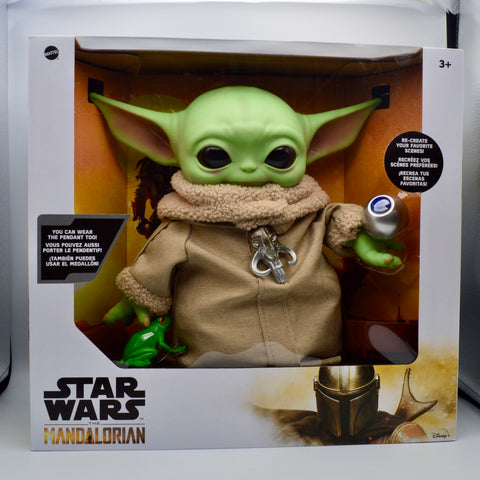 Star Wars Mandalorian, The Child Baby Yoda Grogu 11 inch Plush with accessories