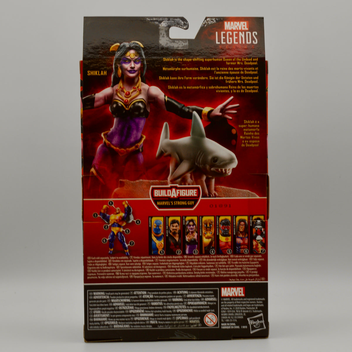 ワンフェス シカマァク shikamark DAmien pool O-MEN Deadpool Marvel Legends - Shiklah - BAF Marvel Strong Guy