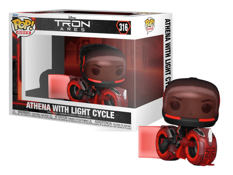 Funko POP! - Disney - Tron Ares - Athena with Light Cycle - 316