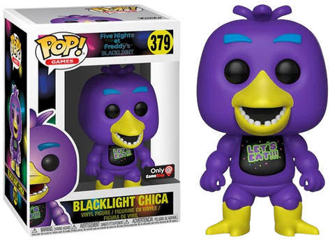 Funko POP! - Five Nights at Freddy's Blacklight - Blacklight Chica - 379 - Only at Game Stop