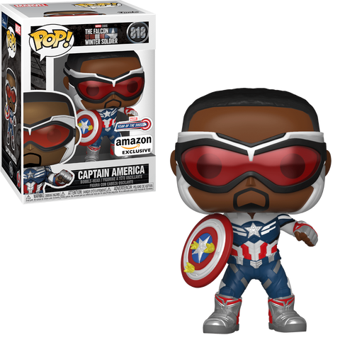 Funko POP! - Falcon and Winter Soldier - Captain America - 818 - Amazon Exclusive