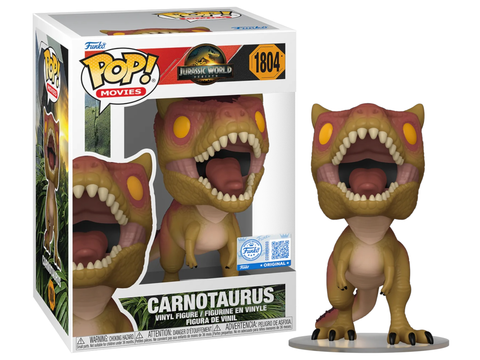 Funko POP! - Jurassic World Rebirth - Carnotaurus - 1804 - Funko Exclusive