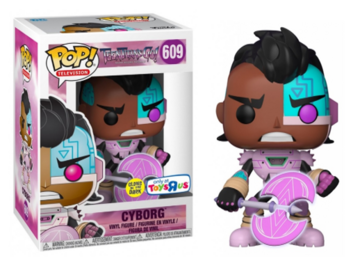 Funko POP! - DC Teen Titans Go! - Nights Begins to Shine - Cyborg - 609 - Glows in the dark - ToysRus Exclusive