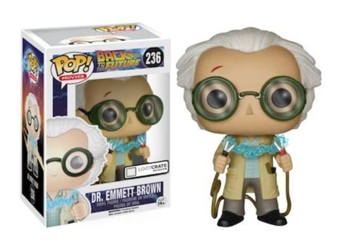 Funko POP! - Back to the Future - Dr. Emmett Brown - 236 - LootCrate Exclusive