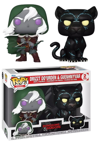 Funko POP! - Dungeons & Dragons - Drizzt Do'Urden & Guenhwyvar - 2 Pack