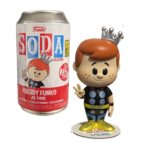 Funko POP! - SODA -Freddy Funko as Thor - Camp Fundays Limited Edition