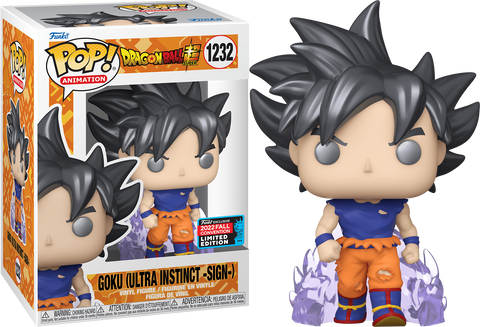 Funko POP! - Dragon Ball Super - Goku (Ultra Instinct - Sign-) - 1232 - 2022 Fall Convention Limited Edition