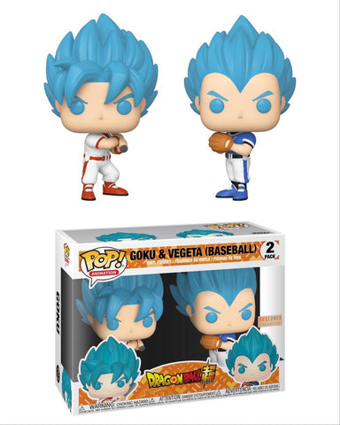 Funko POP! - Dragon Ball Super - Goku & Vegeta (Baseball) - 2 Pack - Box Lunch Exclusive