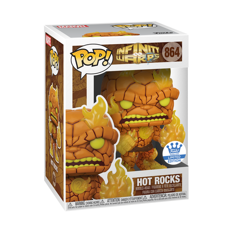Funko POP! - Marvel Infinity Warps - Hot Rocks - 864 - Funko Exclusive