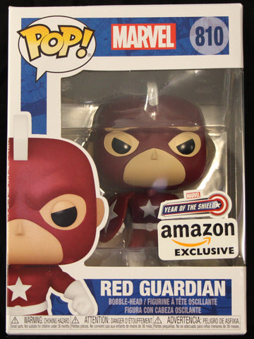 Funko POP! - Marvel - Red Guardian - 810 - Amazon Exclusive - Marvel Year of the Shield