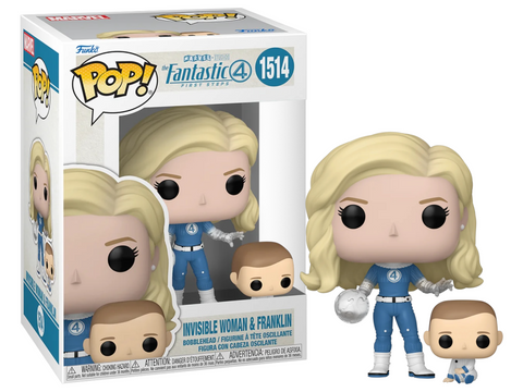 Funko POP! - Marvel - Fantastic Four First Steps - Invisible Woman & Franklin - 1514
