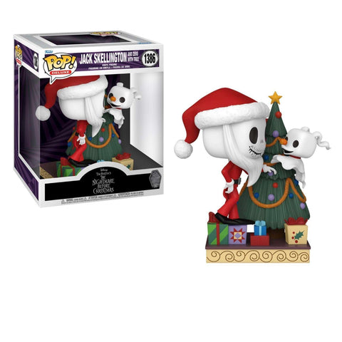 Funko POP! - Disney - The Nightmare Before Christmas - Jack Skellington and Zero with Tree - 1386