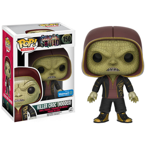 Funko POP! - Suicide Squad - Killer Croc (Hooded) - 150 - Only at Walmart