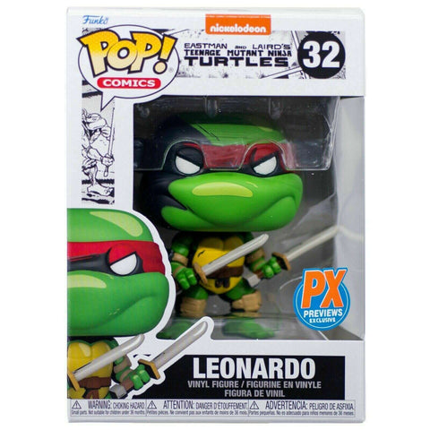 Funko POP! - Eastman and Laird's Teenage Mutant Ninja Turtles - Leonardo - 32 - Previews Exclusive