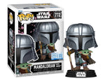 Funko POP! - Star Wars - The Mandalorian - Mandalorian with Grogu - 772