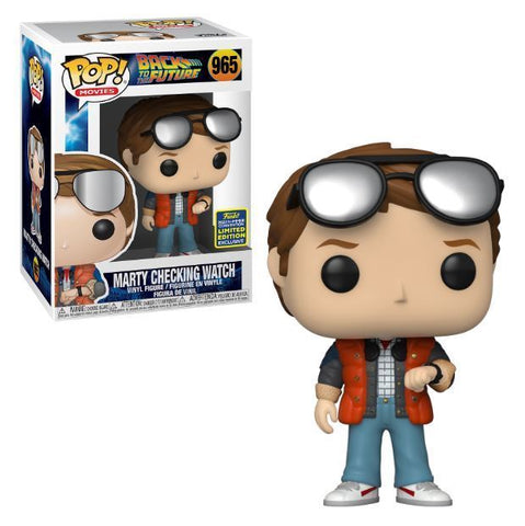Funko POP! - Back to the Future - Marty Checking Watch - 965 - 2020 Summer Convention - LE