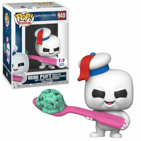 Funko POP! - Ghostbusters Afterlife - Mini Puft with Ice Cream Scoop - 940 - Baskin Robbins