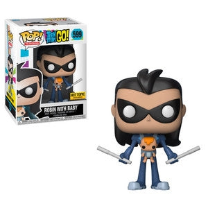 Funko POP! - DC Teen Titans Go! - Robin with Baby - 599 - Hot Topic Exclusive