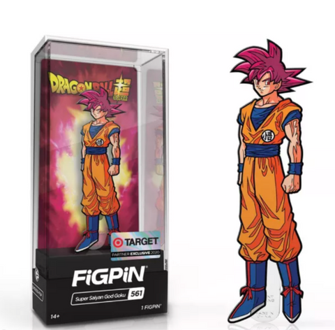 Figpin - Dragon Ball Z - Super Saiyan God Goku - Target Exclusive
