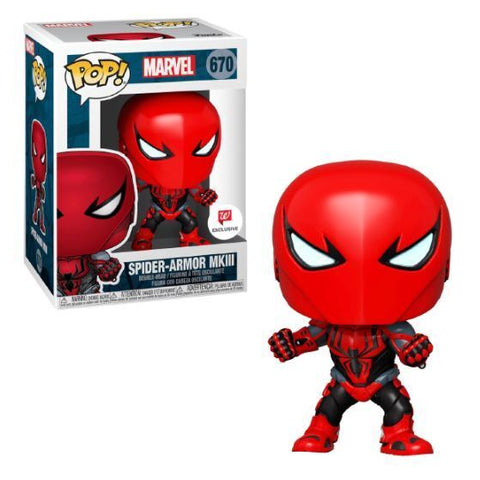 Funko POP! - Marvel - Spider-Armor MKIII - 670 - Walgreen Exclusive