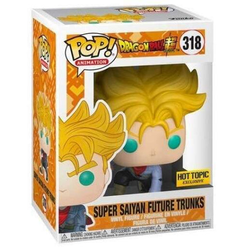 Funko POP! - Dragon Ball Super - Super Saiyan Future Trunks - 318 - Hot Topic Exclusive