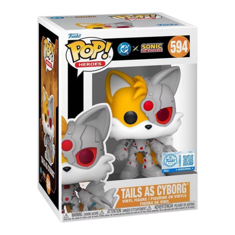Funko POP! - DC Sonic the Hedgehog - Tails as Cyborg - 594 - Target Exclusive