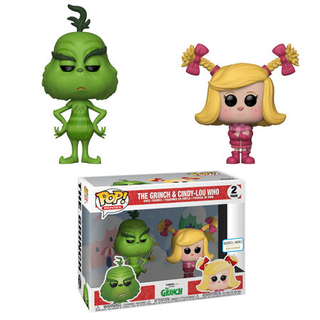 Funko POP! - The Grinch - The Grinch & Cindy-Lou Who - 2 Pack - Barnes and Nobles Exclusive