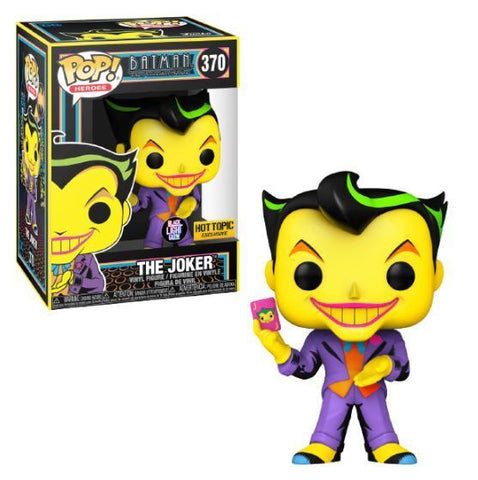 Funko POP! - Batman The Animated Series Black Light - The Jocker - 370 - Hot Topic Exclusive