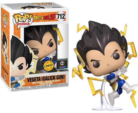 Funko POP! - Dragon Ball Z - Vegeta (Galick Gun) - 712 - Metallic - CHASE - Chalice Collectibles