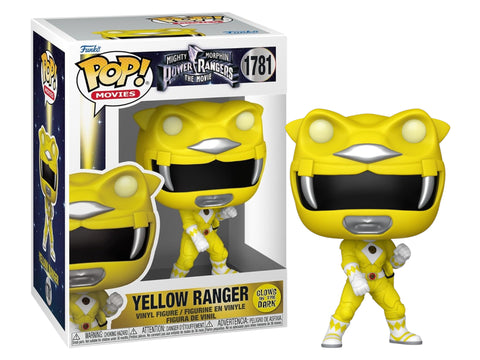 Funko POP! - Mighty Morphin Power Rangers The Movie - Yellow Ranger - 1781 -  Glow in the Dark