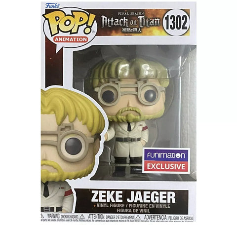 Funko POP! - Attack on Titan - Zeke Jeager - 1302 - Funimation Exclusive