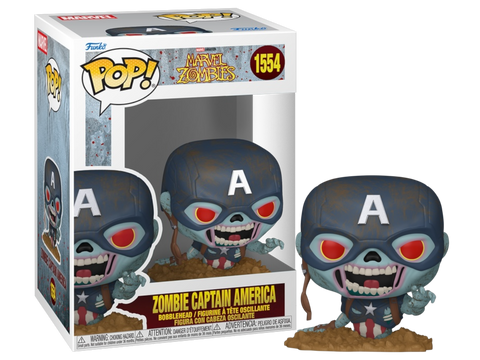 Funko POP! - Marvel Zombies - Zombie Captain America - 1554