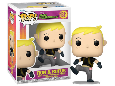 Funko POP! - Disney - Kim Possible - Ron and Rufus - 1581