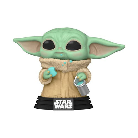 Funko POP! - Star Wars - The Mandalorian - The Child with Cookie Pop! Vinyl Figure 465