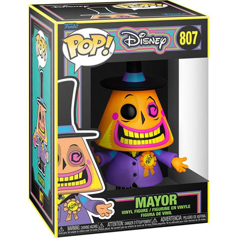 POP! Funko - Disney - Nightmare Before Christmas - Mayor - 807 - Blacklight