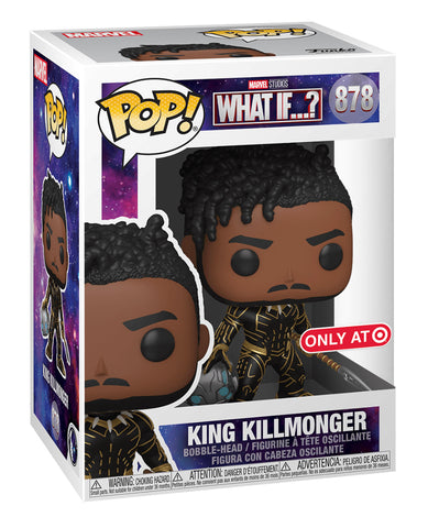 Funko POP! - Marvel What if...? - King Killmonger - 878 - Only at Target