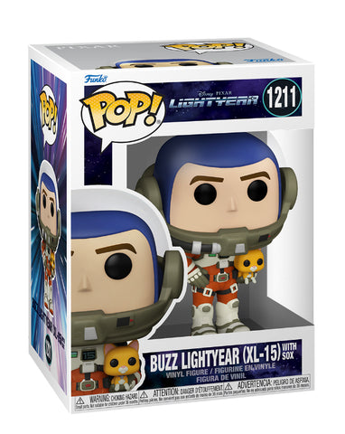Funko POP! - Disney Pixar Lightyear - Buzz Lightyear (XL-15) with Sox - 1211