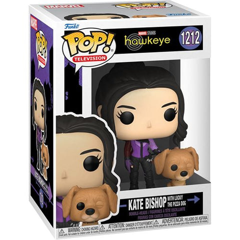 Funko POP! - Hawkeye - Kate Bishop with Lucky the Pizza Dog - 1212